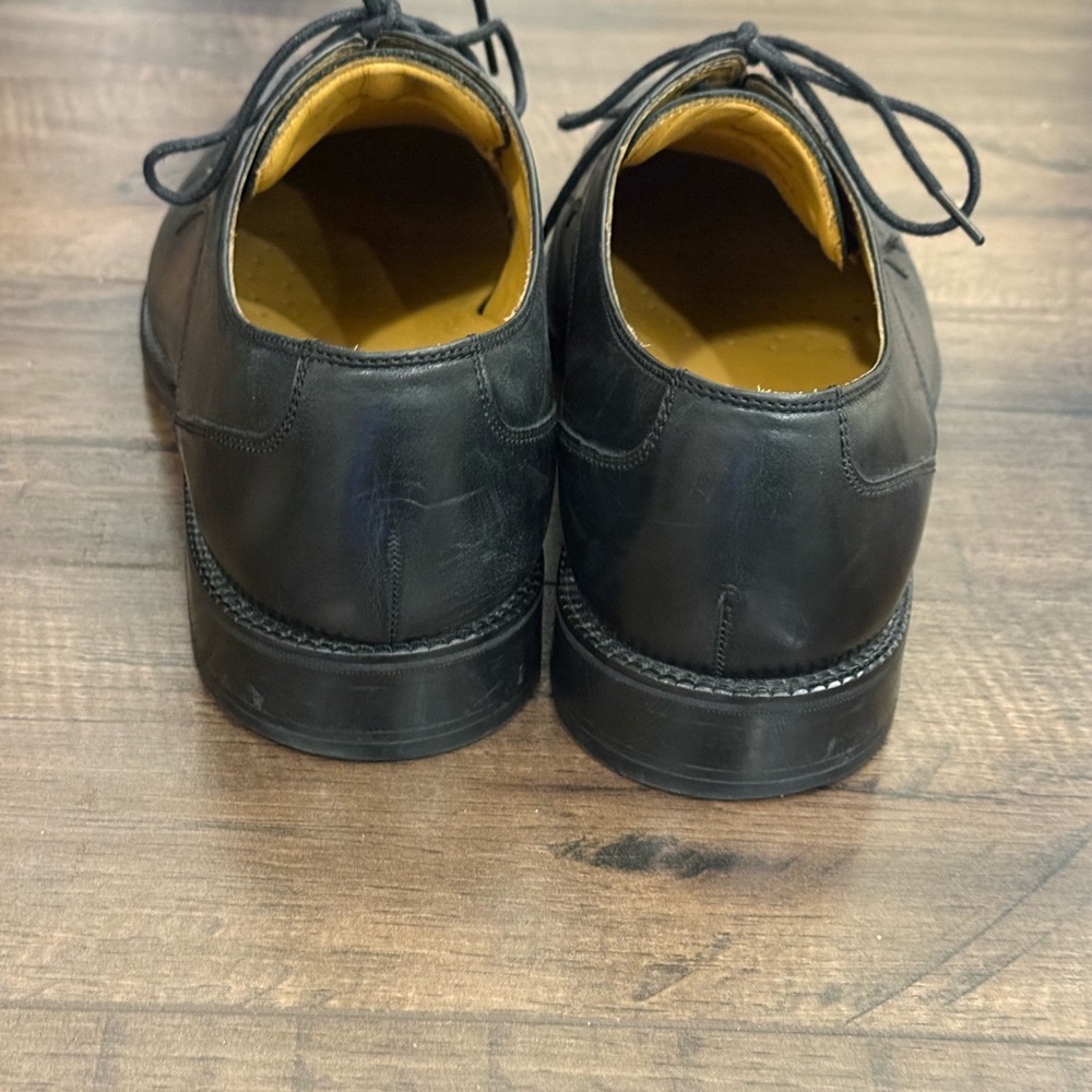 Cole Haan Black Leather Oxford Dress Shoes Moc Toe Lace Up Men’s Size 9D - Picture 9 of 12